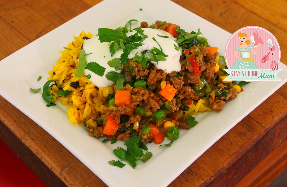 Indian Rice Pilaf with Spiced Beef Stay at Home Mum