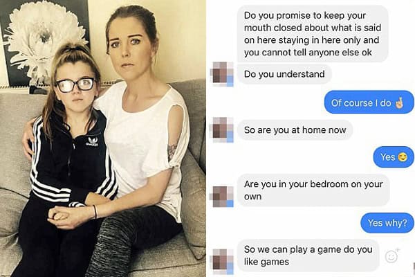 Mum Warns About Paedophile Who Tried To Lure Her Into Sex Games When