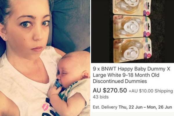 cherry soother dummy