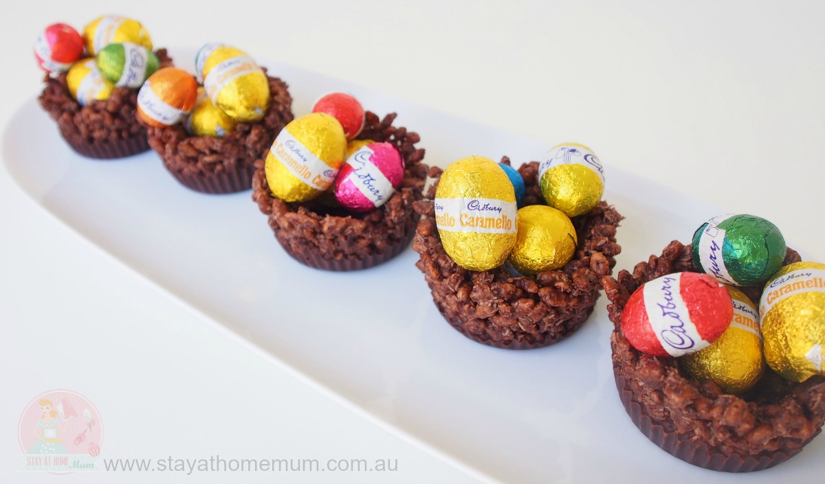 Easter Chocolate Crackle Nests Stay at Home Mum