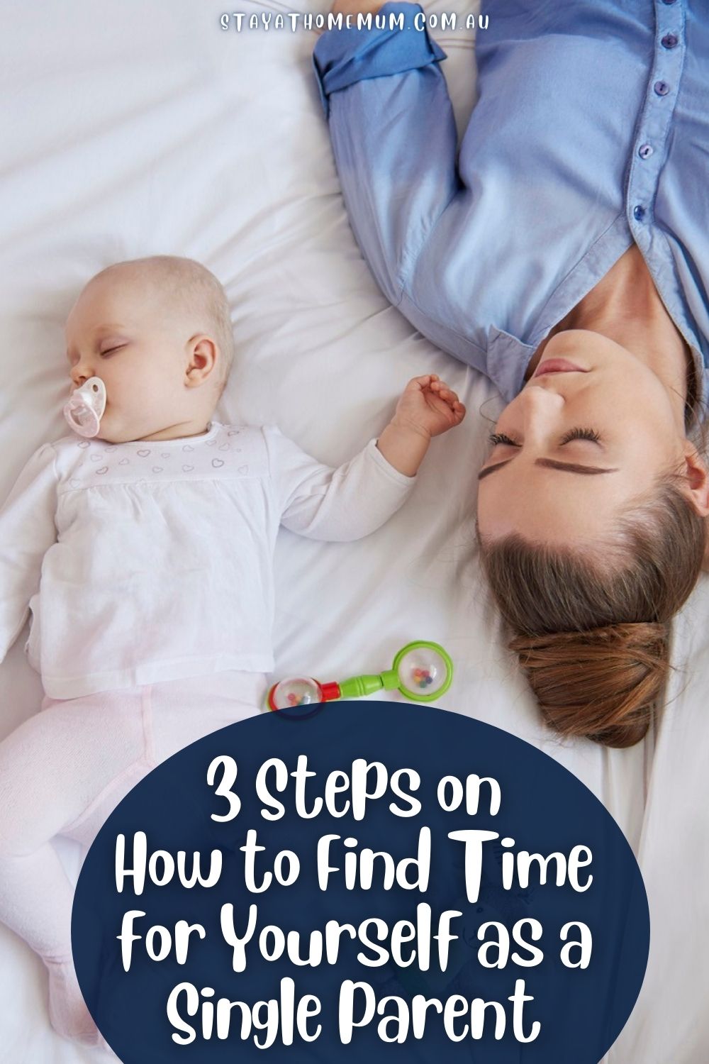 3 Steps on How to Find Time for Yourself as a Single Parent Pinnable