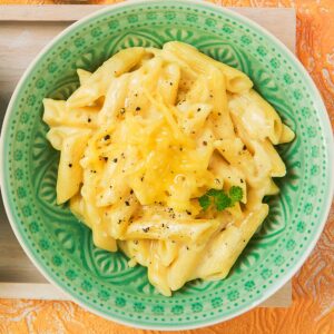 Cheesy Penne Pasta with Mustard Sauce