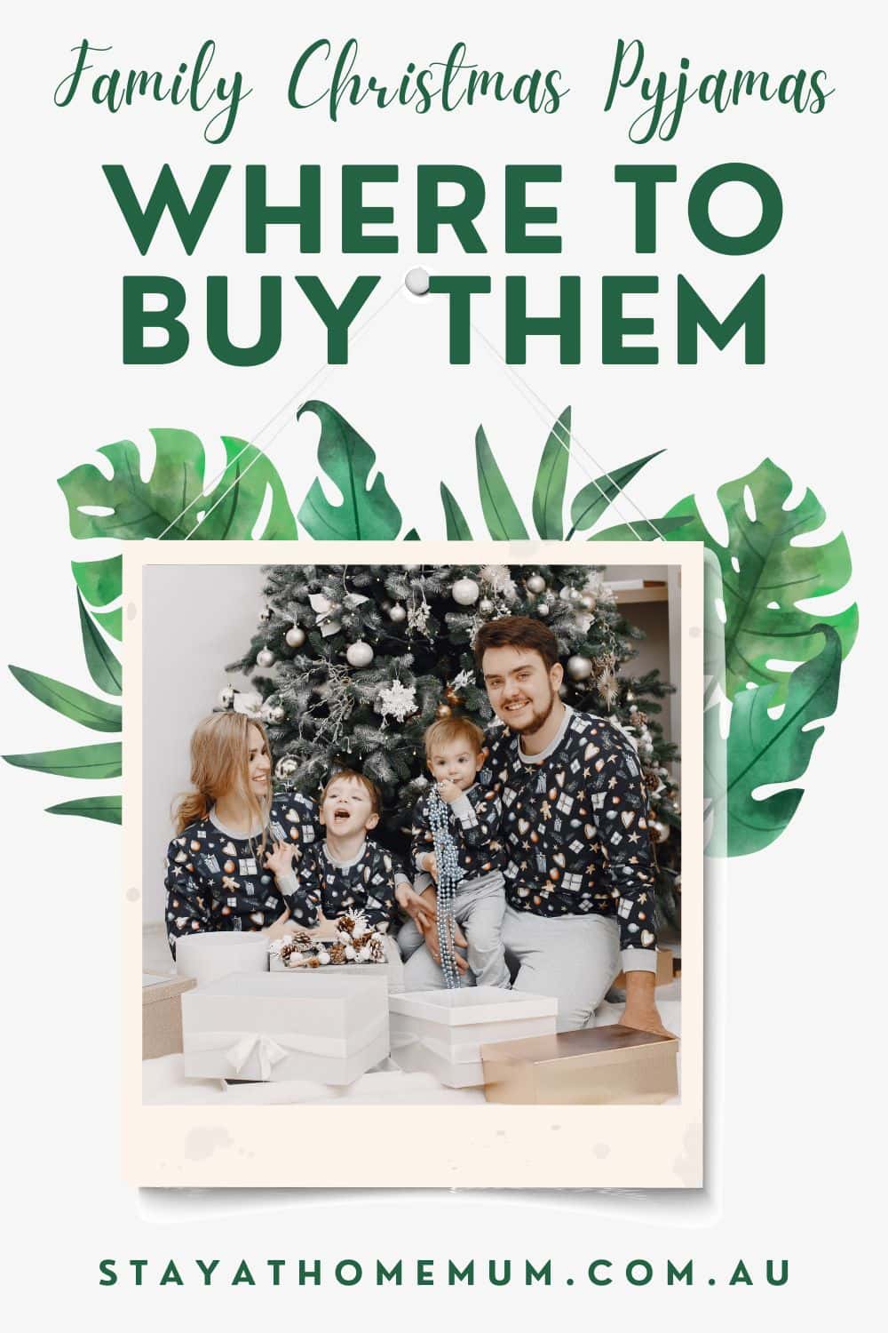 Family Christmas Pyjamas Where to Buy Them Stay at Home Mum