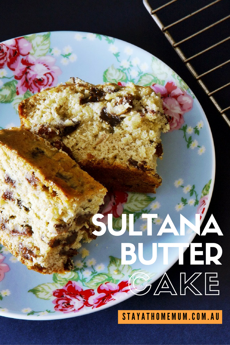 Sultana Butter Cake | Stay At Home Mum