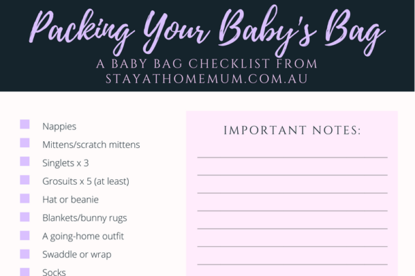 Packing Your Baby’s Bag