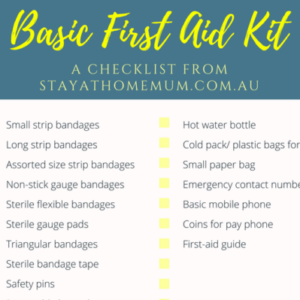 Basic First Aid Checklist