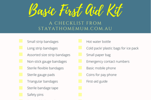 Basic First Aid Checklist