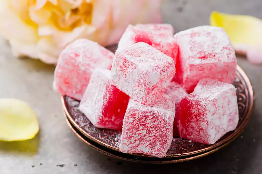 Homemade Traditional Turkish Delight