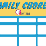 Family Chores Chart | Stay At Home
