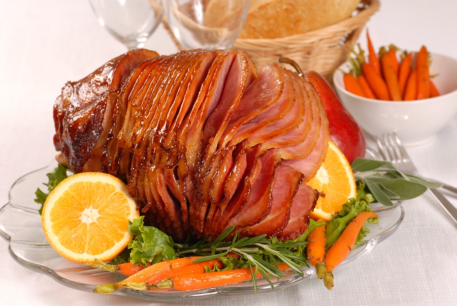 Easy Orange Glazed Ham