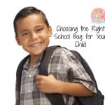 Choosing the Right School Bag for Your Child