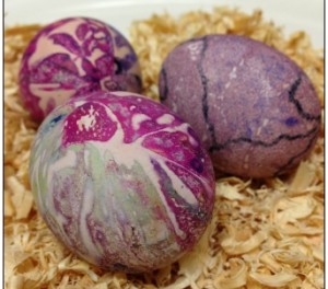 Silk Dyed Eggs for Easter | Stay at Home Mum
