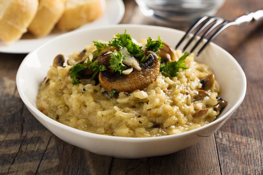 Slow Cooker Mushroom Risotto | Stay at Home Mum