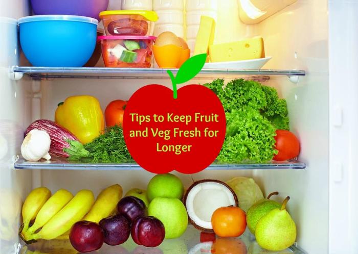 Tips to Keep Fruit and Veg Fresh for Longer