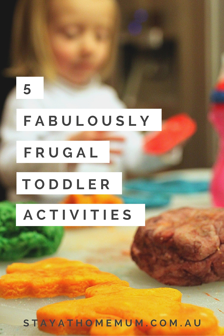 5 Fabulously Frugal Toddler Activities | Stay At Home Mum