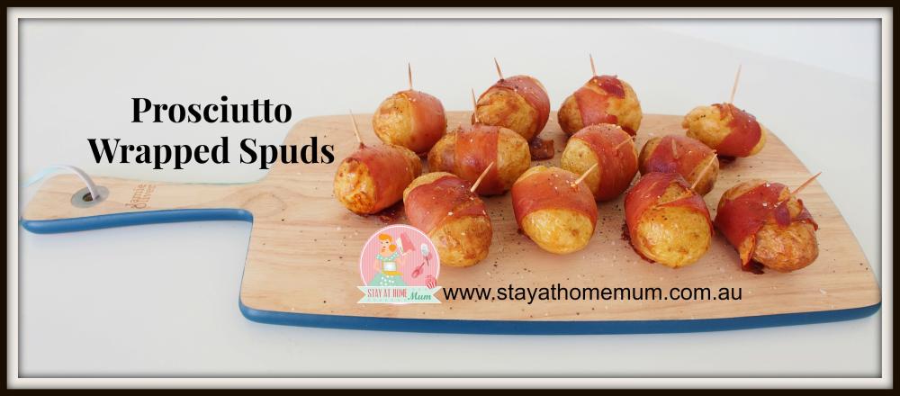 Prosciutto Wrapped Spuds