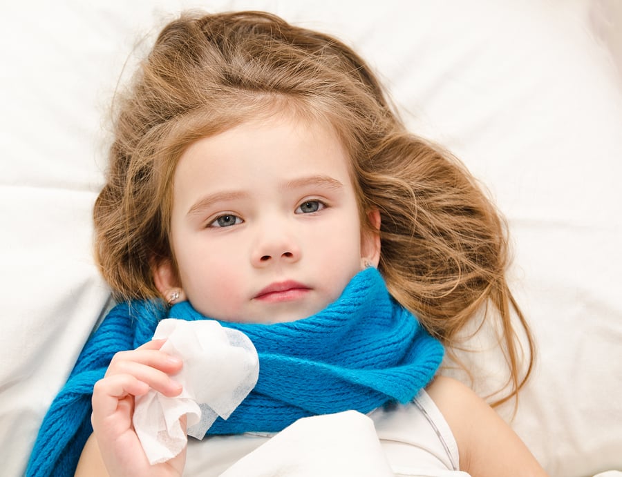 bigstock Sick Little Girl Lying In The 57514406 | Stay at Home Mum.com.au
