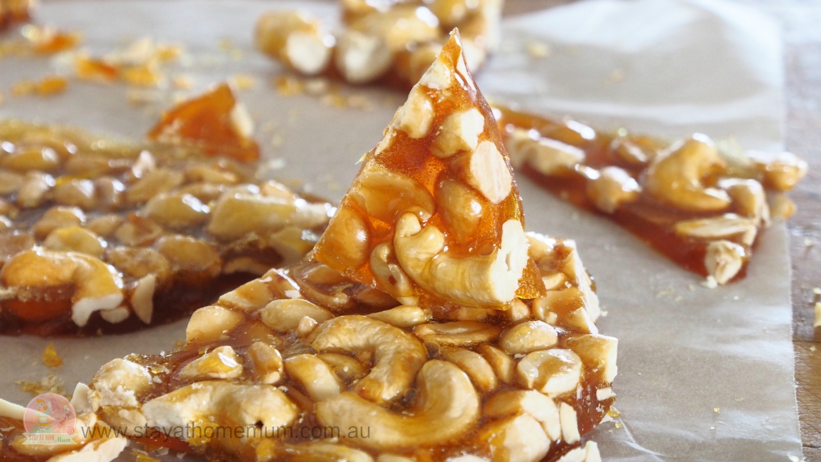 Peanut and Cashew Brittle Stay at Home Mum