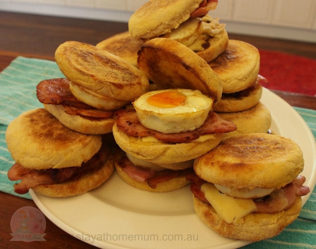 Bulk Bacon and Egg Muffins | Stay at Home Mum