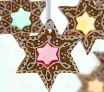 Stained Glass Gingerbread Biscuits