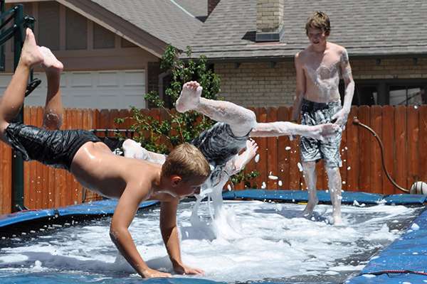 Can You Put Soap On a Trampoline to Make a Slip N Slide | Stay at Home Mum.com.au