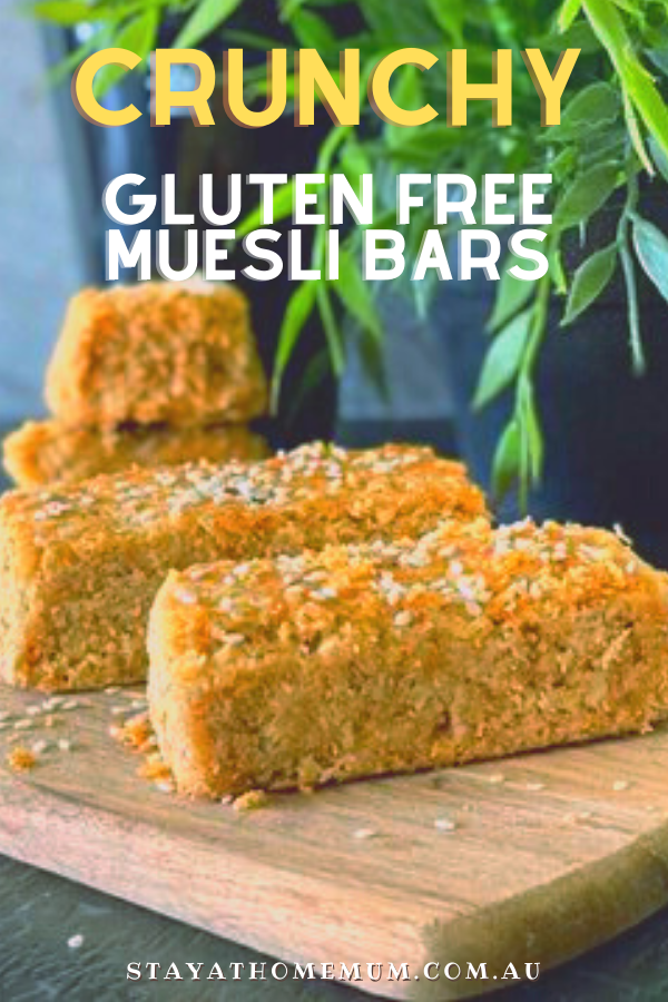 Crunchy Gluten Free Muesli Bars | Stay at Home Mum.com.au