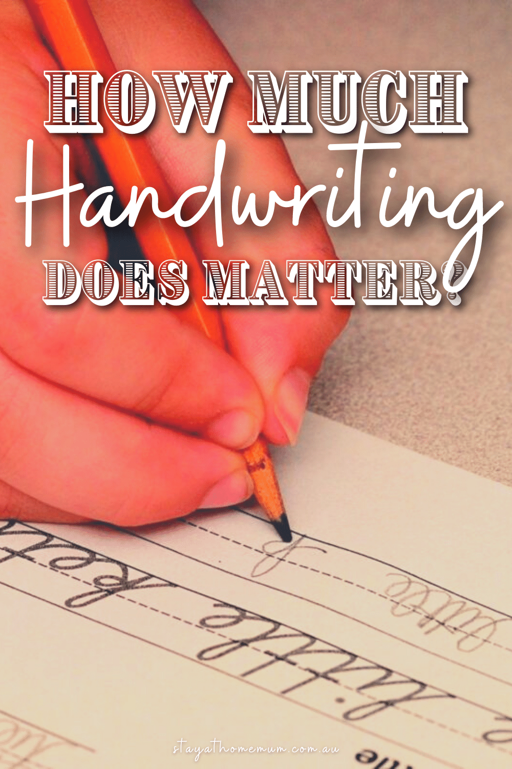 How Much Does Handwriting Matter? Pinnable