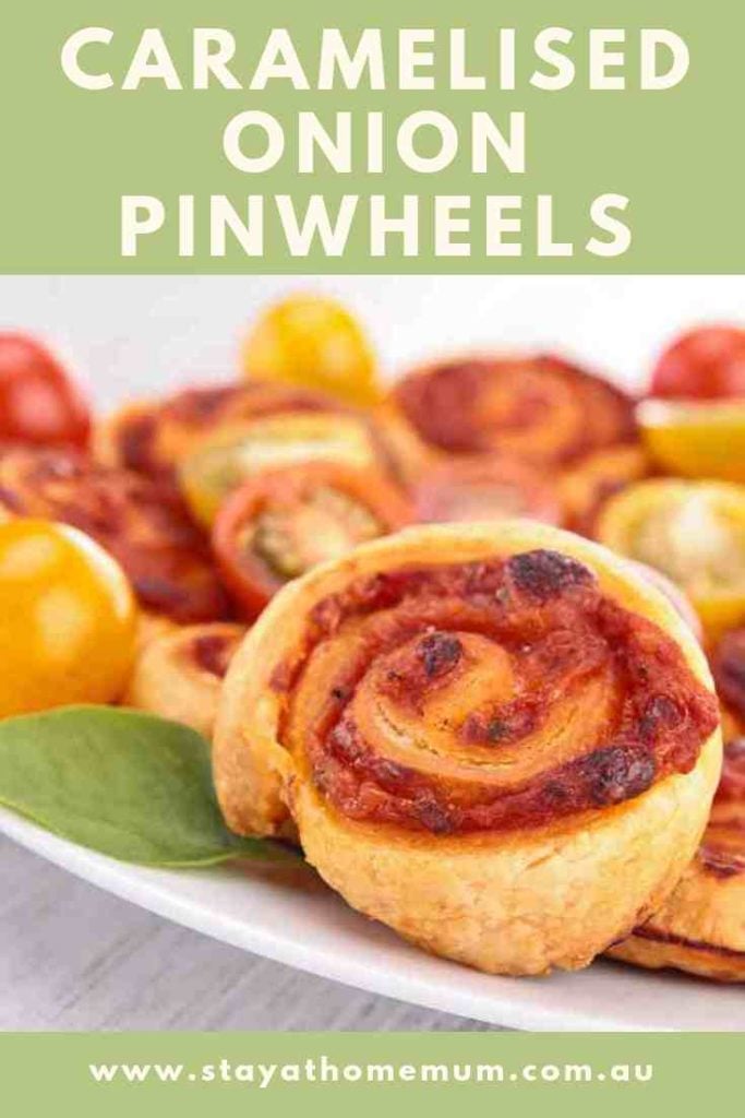 Caramelised Onion Pinwheels | Stay at Home Mum