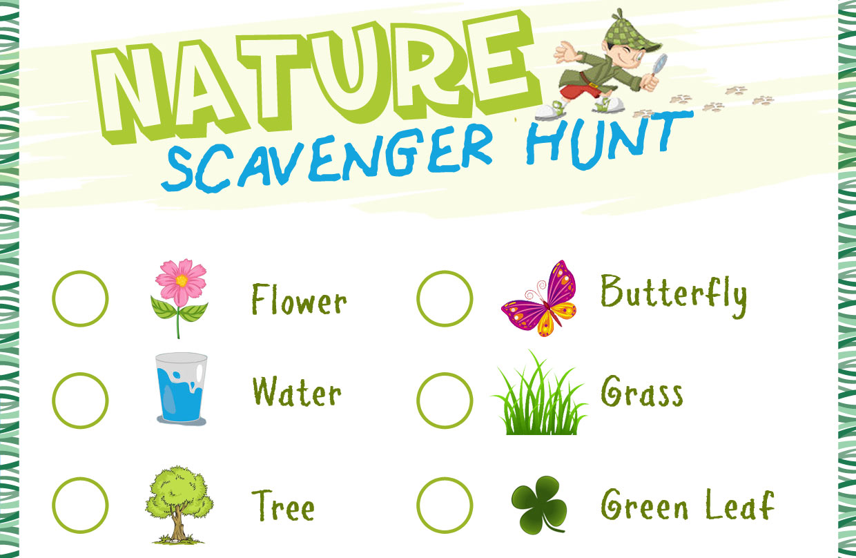 Nature Scavenger Hunt – Free Printable