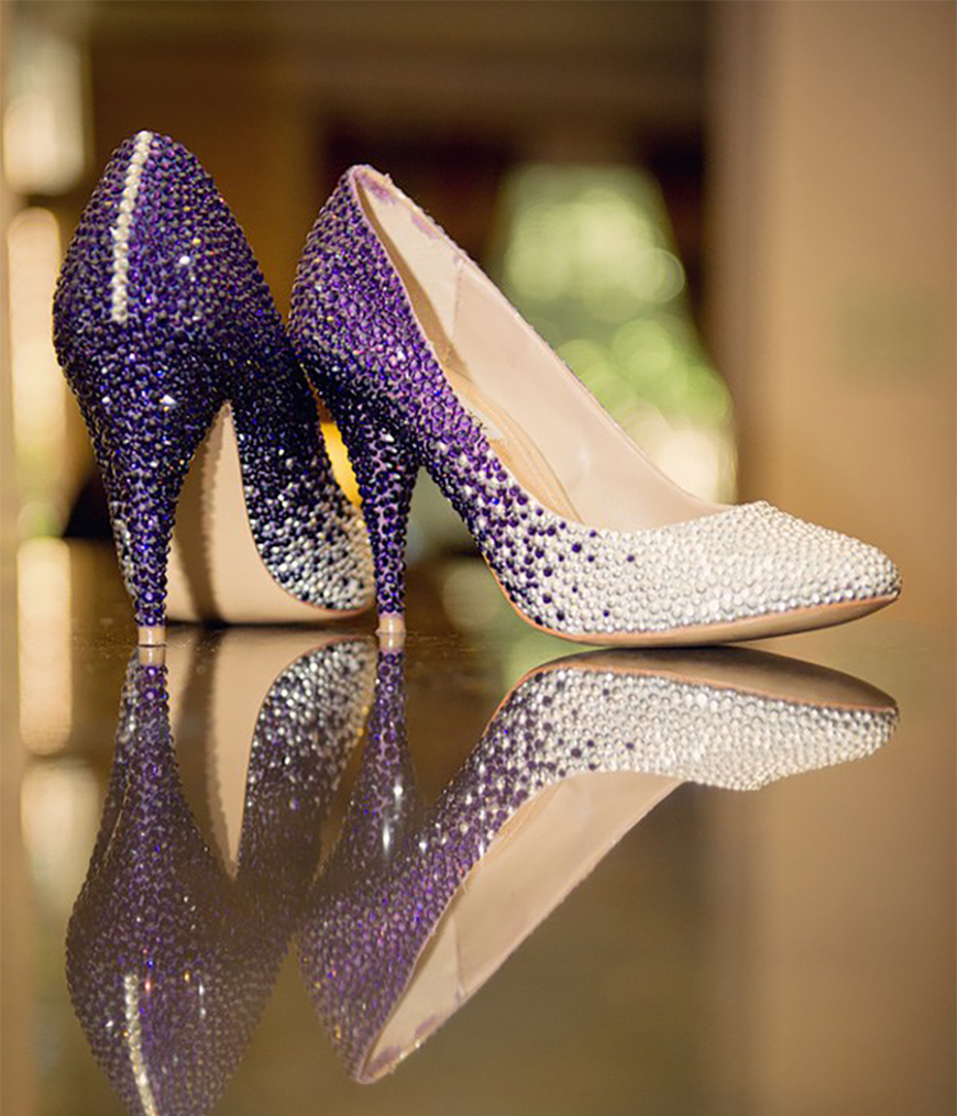 WeddingIdeas PurpleWeddingShoes JonathanIvyPhotography | Stay at Home Mum.com.au