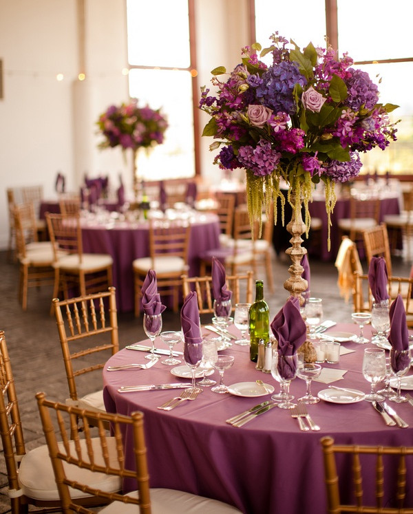 purple wedding decorations | Stay at Home Mum.com.au