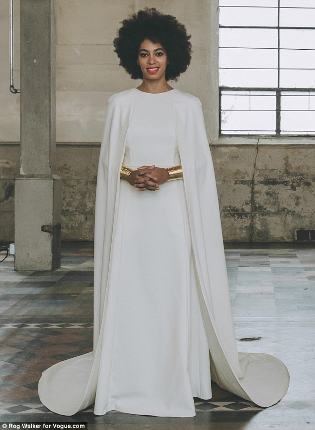 233E1E3200000578 0 Stunning Solange looked incredibly in a long caped gown by Humbe 21 1416246184820 | Stay at Home Mum.com.au