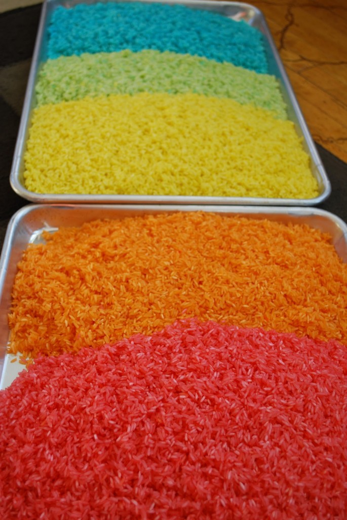 Make a rainbow rice | Stay At Home Mum