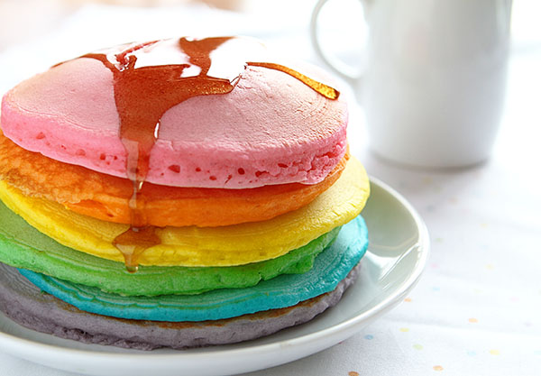 Rainbow Pancakes | Stay At Home Mum