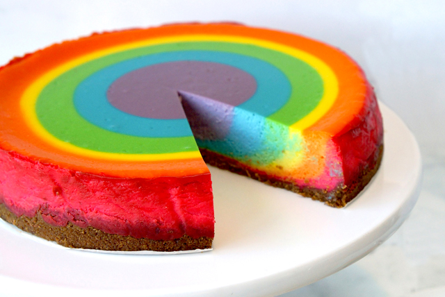 Rainbow Cheesecake | Stay At Home Mum