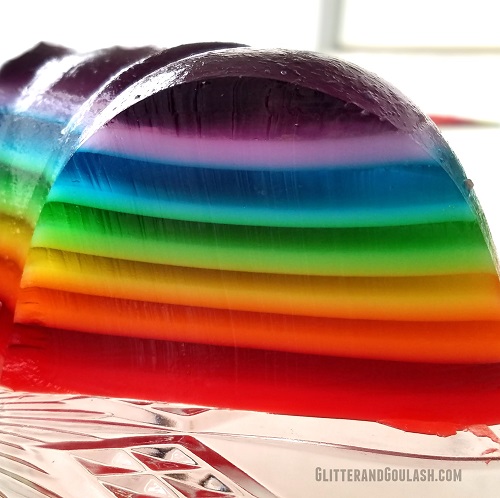 Rainbow Jello Mold | Stay At Home Mum