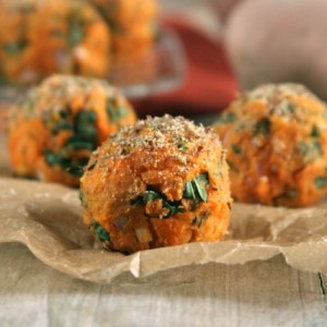 Sweet Potato and Baby Spinach Balls