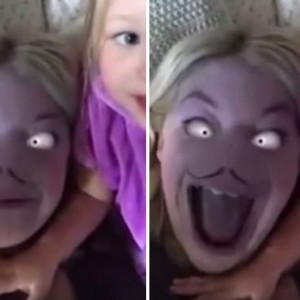 Mum Gives Daughter One Helluva Snapchat Scare