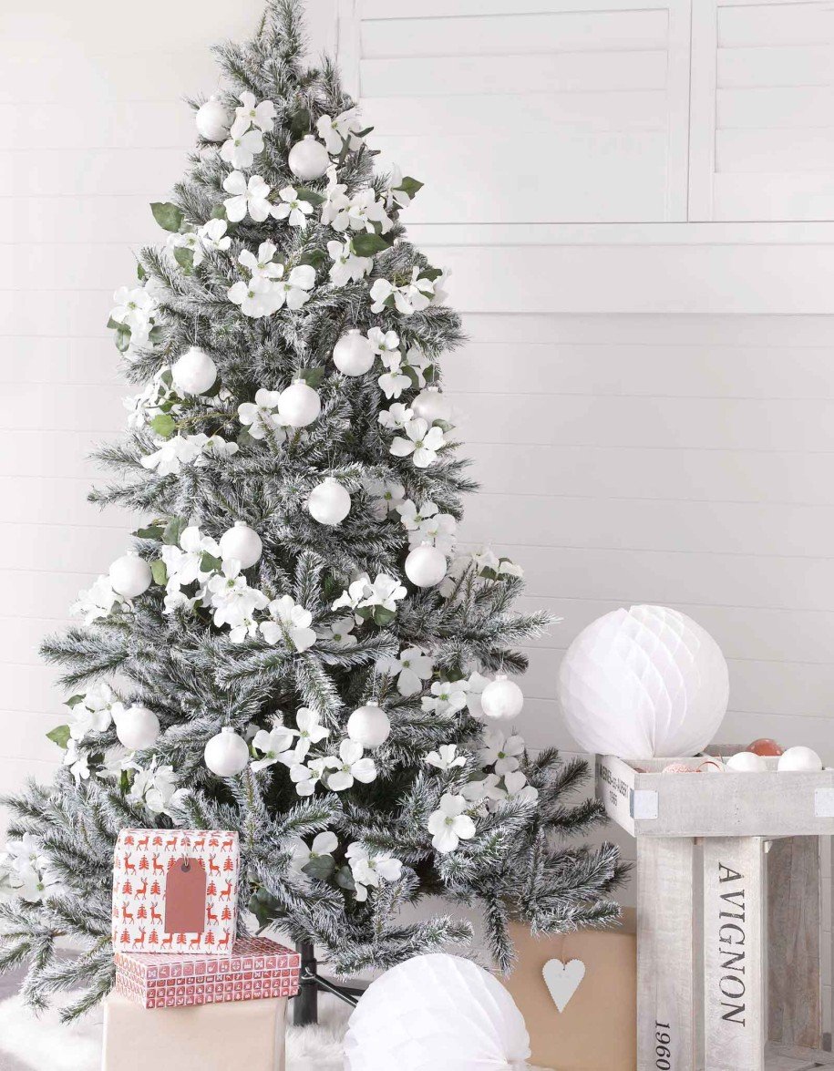 Green and White Christmas Trees | Stay At Home Mum
