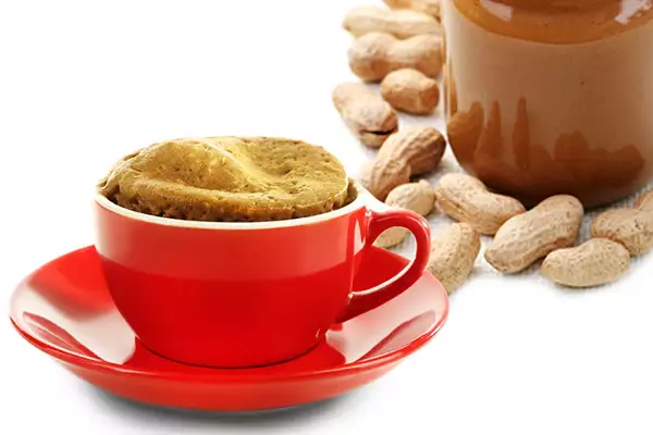 3-Ingredient Flourless Peanut Butter Mug Cake