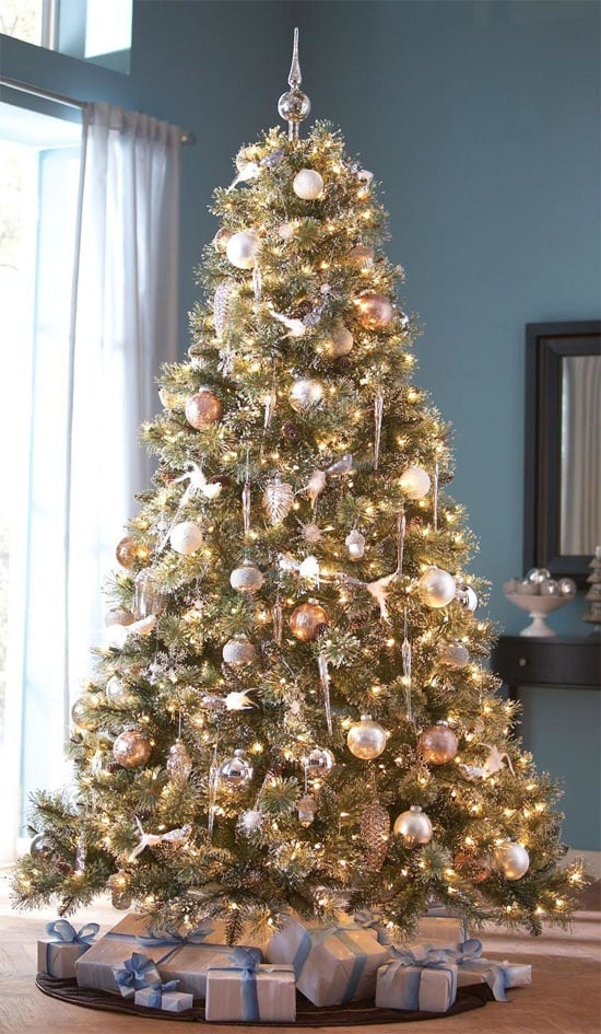 Gold and Silver Christmas Trees | Stay At Home Mum