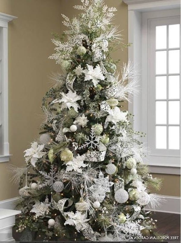Green and White Christmas Trees | Stay At Home Mum