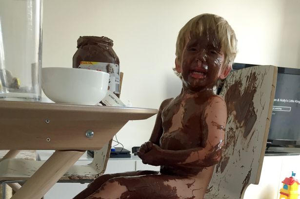 0 PAY KID COVERED IN NUTELLA | Stay at Home Mum.com.au
