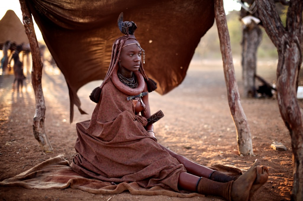 Himba woman, photo taken by Alegra Ally, Wild Born Project.