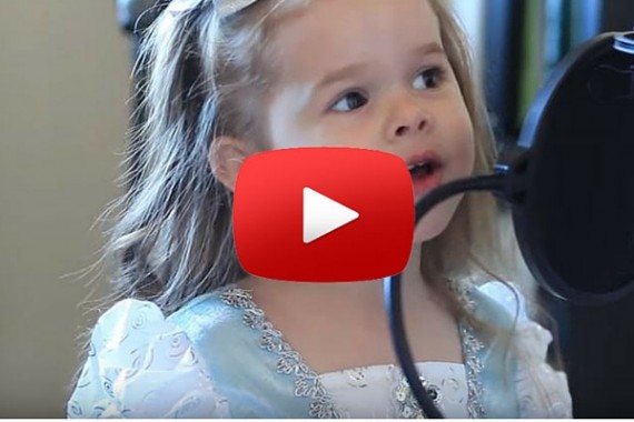 Three-Year-Old Girl’s Amazing Rendition of Part of Your World