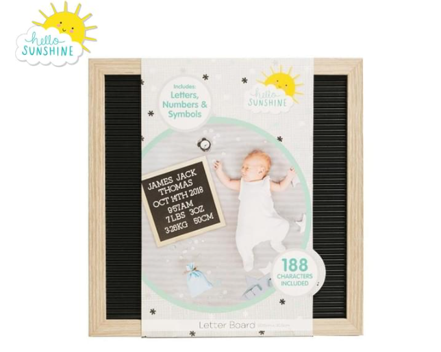 Hello Sunshine Letterboard Kit | Stay At Home Mum 