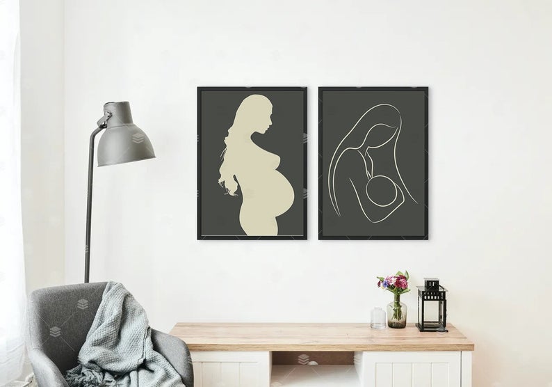 Mother and Baby Wall Decor | Stay At Home Mum 