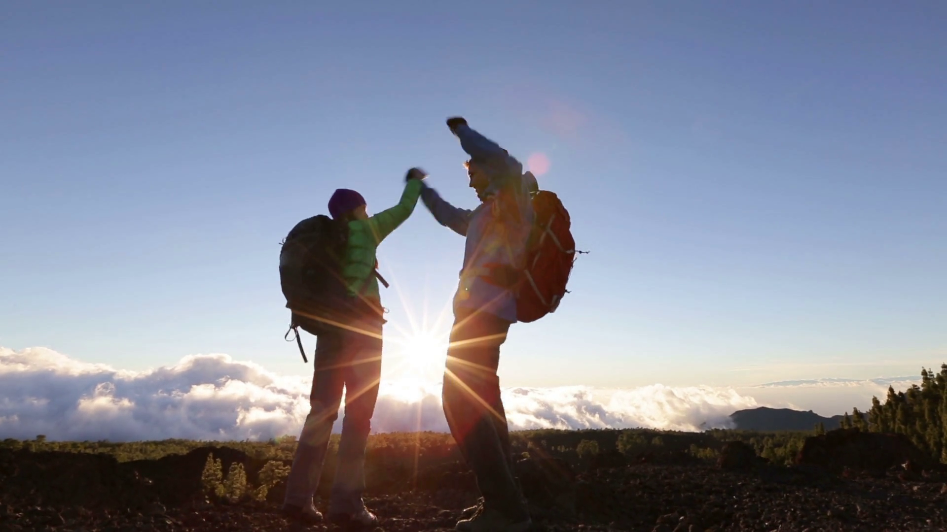 videoblocks hikers reaching summit cheering happy at sunset hiking couple walking in mountain reaching top robhkzsjz thumbnail full07 | Stay at Home Mum.com.au
