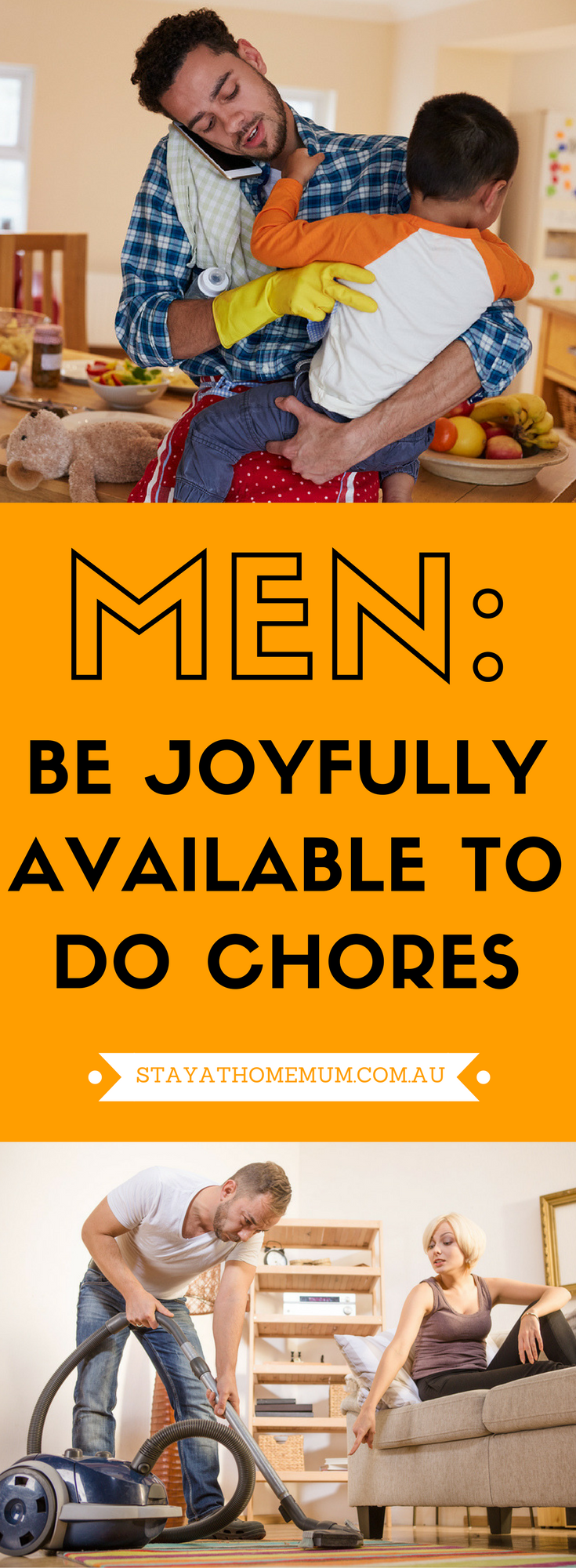 Men Be Joyfully Available To Do Chores 1 | Stay at Home Mum.com.au