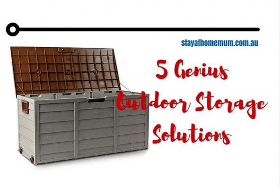 5 Genius Outdoor Storage Solutions